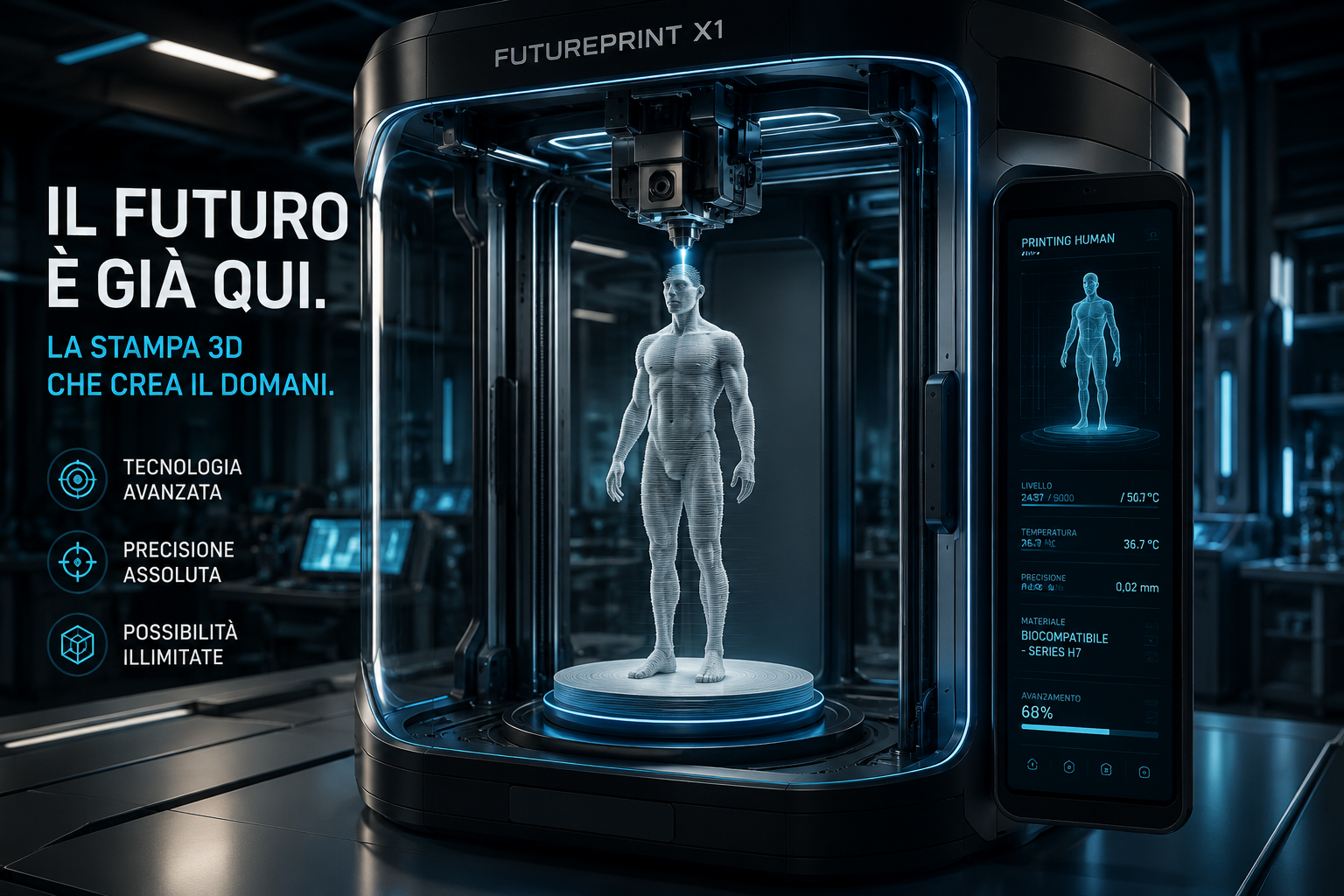 Fino a dove può arrivare la stampa in 3D ?